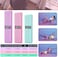 Hurdilen Resistance Bands Loop Exercise Bands, Workout Bands Hip Bands Wide Resistance Bands Hip Resistance Band For Legs And Butt, Activate Glutes And Thigh (Pink, Green, Purple)