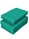 Marrkhor Pack Of 10 Green Dish Washing Sponge Scrub Cleaning Pads