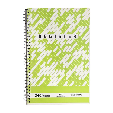 Copy Line Register 240 Pages