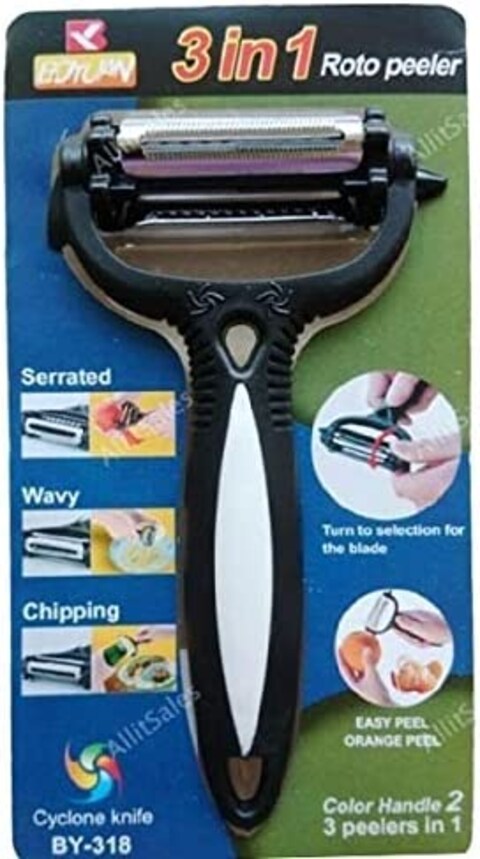 Cyclone Knife 3 in 1 Roto Peeler