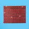 Italo Square Shaped Quilt Foil Balloon Red
