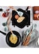Generic 12-Piece Barreled Cooking Utensils Set With Wooden Handle Multicolour 36.5X12X10Cm
