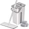 Dreamons Link Microfiber Flat Mop with Bucket, 3 Reusable Mop Pads,White
