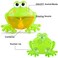Generic Baby Bath Toy Bubble Machine Big Frog Automatic Bubble Maker Blower Music Toys For Kids