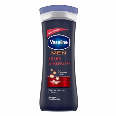 Vaseline Men Body Lotion Extra Strength 200Ml + Vaseline Petroleum Jelly Aloe Fresh 45Ml