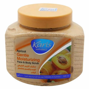 Karis Naturals Apricot Gentle Moisturizing Face And Body Scrub 300ml