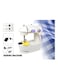 Generic Mini Sewing Machine With Foot Pedal White/Purple 2294 White/Purple