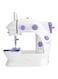 Generic Mini Portable Handheld Sewing Machine E11580UK White/Purple