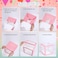Baby Shower Boxes Party Decorations &ndash; 4Pcs Transparent Balloons Decor Baby Box Baby Blocks Decorations for Boy Girl Baby Shower 1st Birthday Party Gender Reveal Backdrop (Pink)