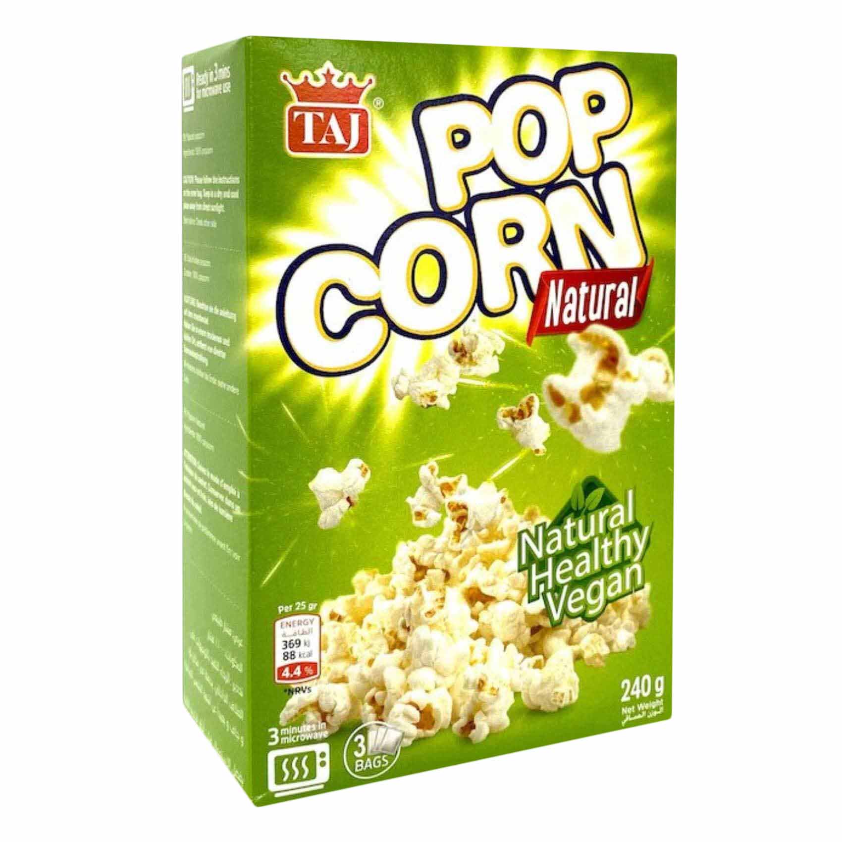 Taj Popcorn Natural Microwave 240GR