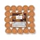 Aladino 4H Scented Tealights Cannella Cinnamon Beige 25 PCS