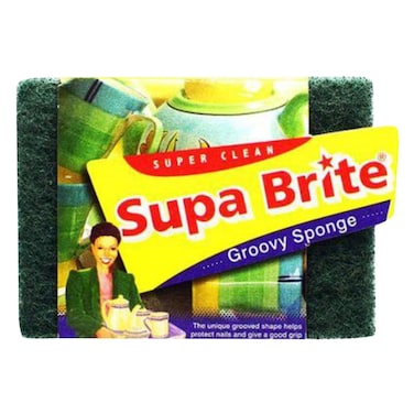 Supa Brite Groovy Sponge 1 Piece