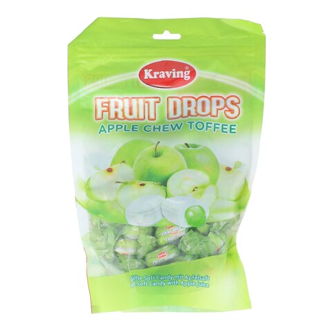 Kraving Fruit Drops Apple Chew Toffee 250g