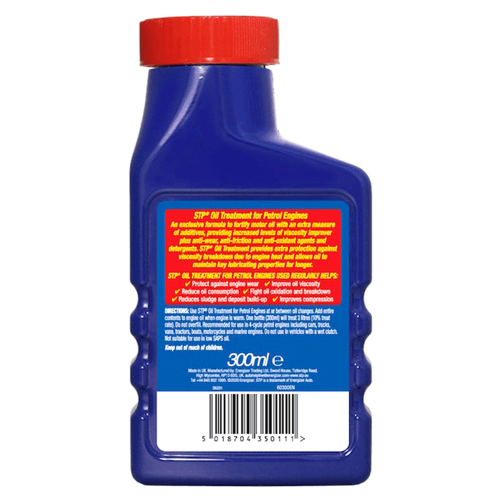 STP Oil Treatment For Petrol Engines Clear 450ml