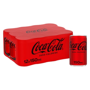 Coca-Cola Zero 150ml x12 Cans