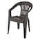 Cosmoplast Princess Outdoor Garden Chair Dark Brown 60x56x78cm