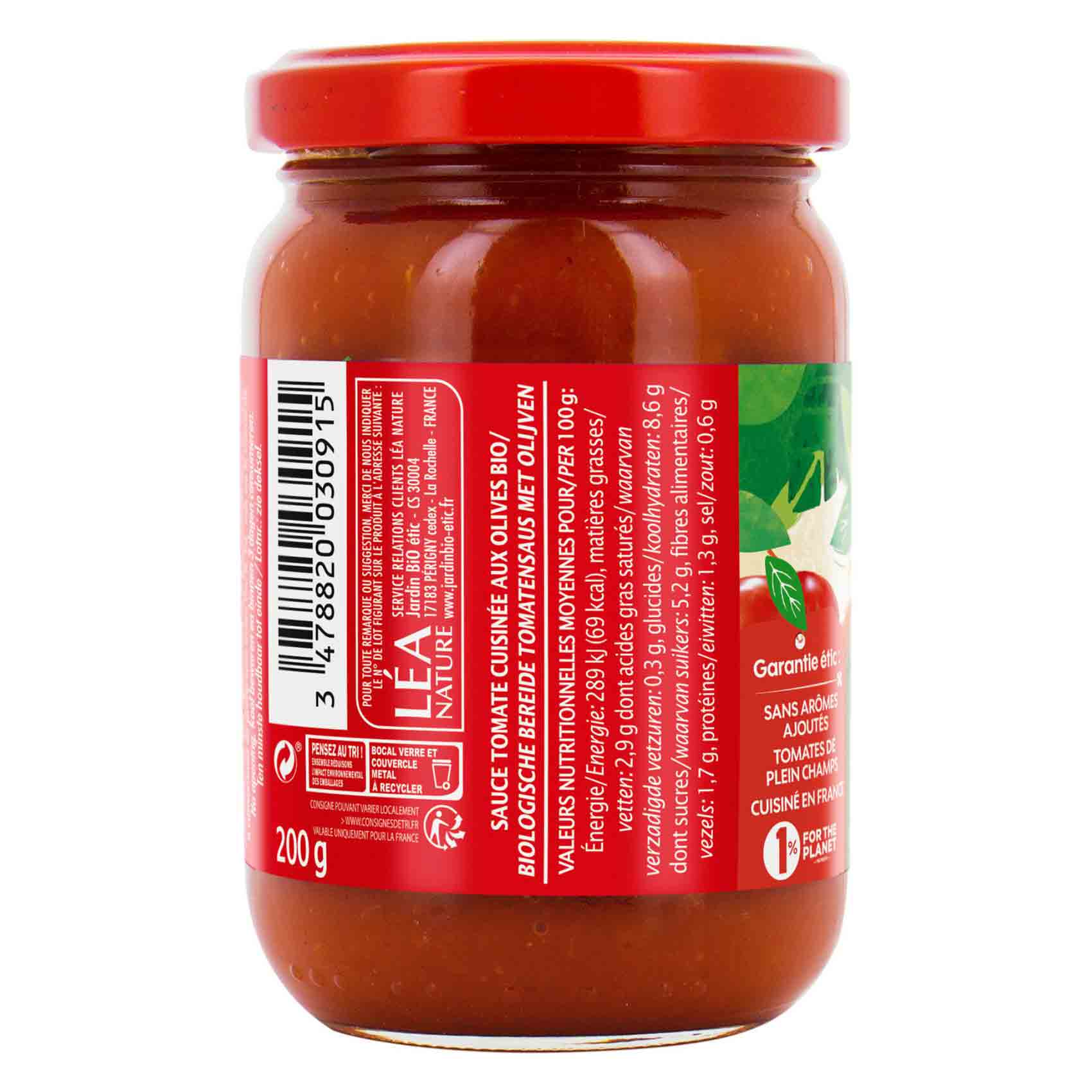 Jardin Bio Etic Tomato Sauce 190g