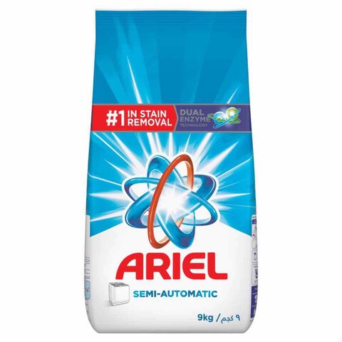 Ariel Laundry Powder Detergent Original Scent Suitable for Semi-Automatic Machines 9kg