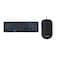 Iconz Wired Keyboard + Wired Mouse - Black