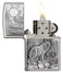 Zippo 20855 200 Timber Wolves Brushed Chrome Windproof Lighter