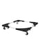 Leostar Washing Machine And Refrigerator Stand Black/Silver 53 to 70cm adjustable lengthcentimeter
