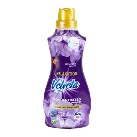 Velveta Relaxation Concentrated Fabric Softener &amp; Freshener - 1 Liter