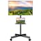 Mobile TV Stand For 32-70 Inch LCD LED Flat/Curved Panel Screen TVs, Tilt TV Cart Holds up to 88Lbs Portable TV Stand With Laptop Shelf Rolling Floor TV Stand Max VESA 400x400mm