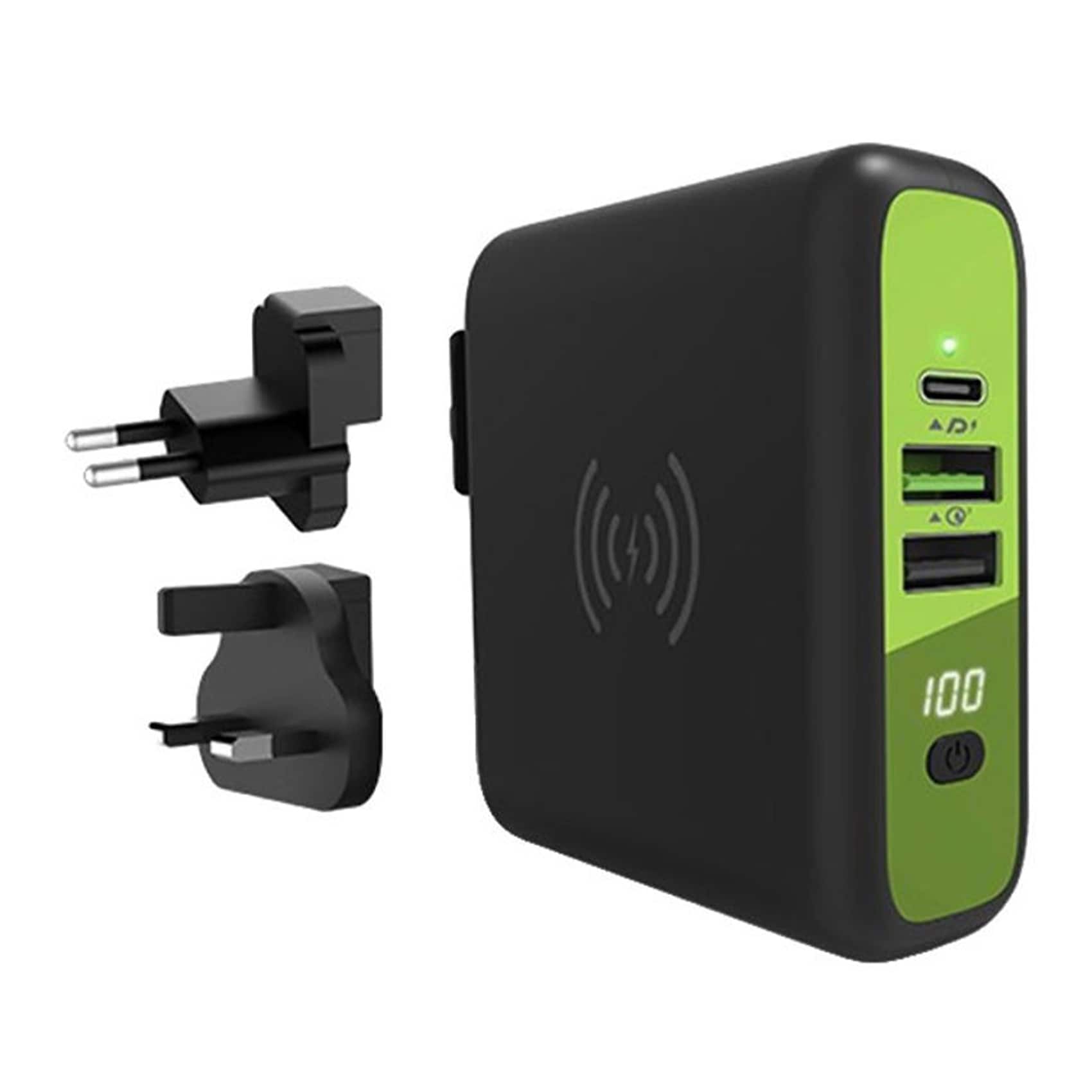 Buy Goui mbala wall charger power bank 8000mAh, Black Online