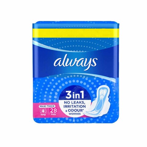 Always Women Pads Thick 24 Pads Online | Carrefour Jordan