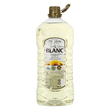 Le Blanc 100% Pure Sunflower Oil 3L