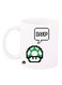Super Mario Game Printed Coffee Mug White/Black/Green 12ounce
