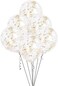 12 Inch Gold Confetti Balloons, 6ct
