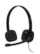 Logitech H151 Stereo Wired On-Ear Headphones With Mic Black