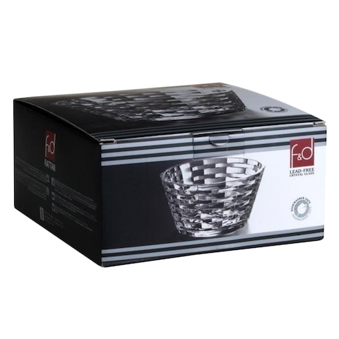F&amp;D Crystal Rattan Bowl 22cm