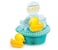 Bubble Bath Centerpiece Shaped Honeycomb 9in X 9.75in