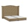 In House Al Dimashqi Linen Bed Frame - King - 200x180cm - Beige