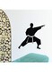 Spoil Your Wall Karate Living Room Wall Decal Black 80x80cm