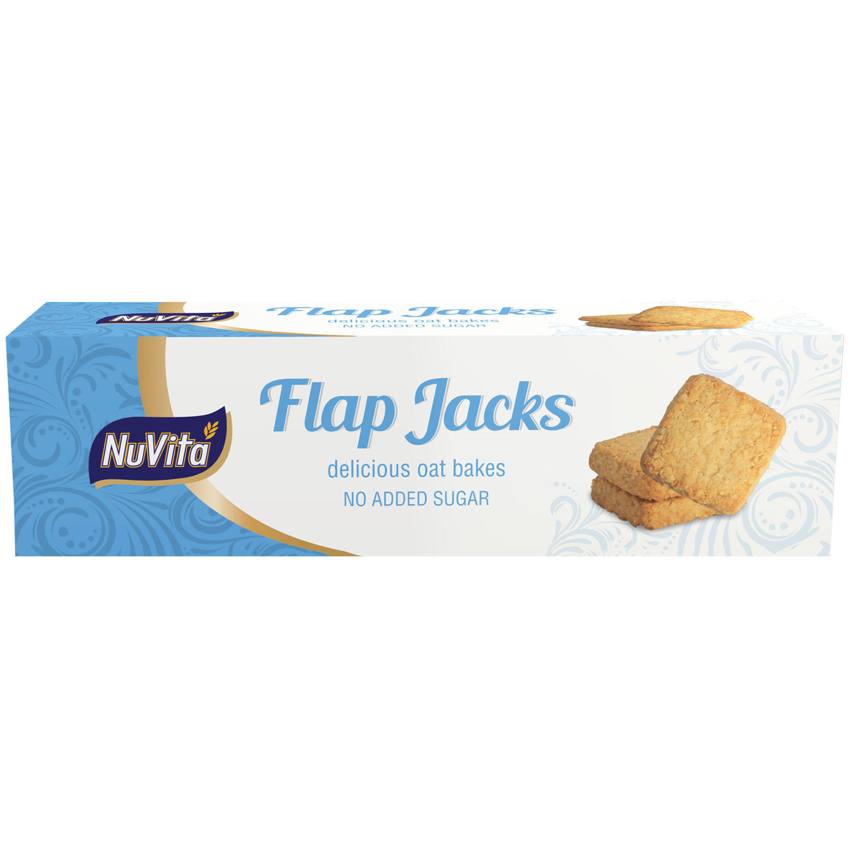 NuVita Flap Jacks Oat Bakes Sugar Free Biscuits 200G