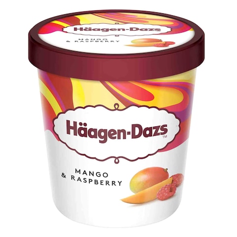 Haagen Dazs Mango &amp; Raspberry Ice Cream 460ml