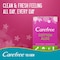 Carefree Cotton Aloe Regular Size Panty Liners White 30 Liners
