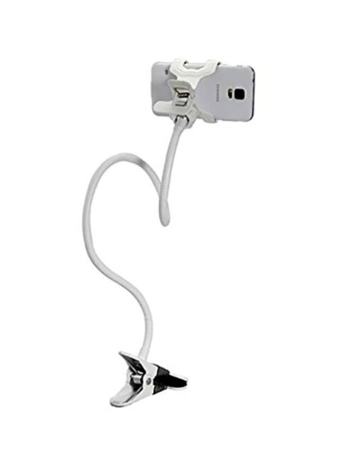 Generic - Flexible Phone Holder Bracket For Apple iPhone/Samsung Galaxy White