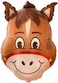 Party Time 1pc 12inch Horse Balloon Jungle Safari Animals Balloons - Zoo Animal Balloon For Jungle Safari Animals Theme Birthday Party Decorations - Party Supplies