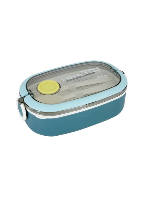 Rahalife Adult/kids Lunch Box Leak Proof Lunch Box, Reusable, With Cutlery Fork, Perfect For School, Office, Outdoor, 1pc, Assorted