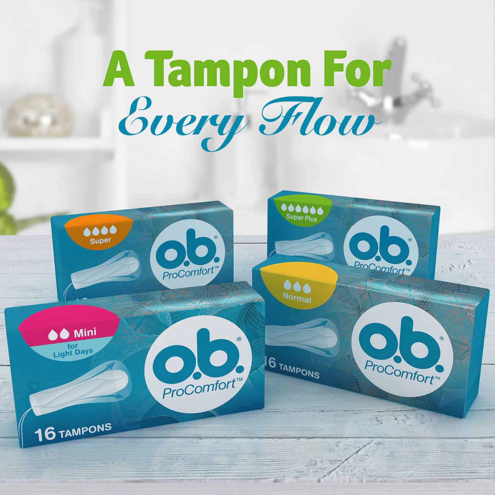 OB ProComfort Super Plus Tampons 16 Tampons