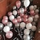 Buena Ventura's Themez Only Happy Birthday Foil Balloons (Silver) for Party Decoration with Metallic Pink , White &amp; Silver Balloons - Pack of 43 pcs