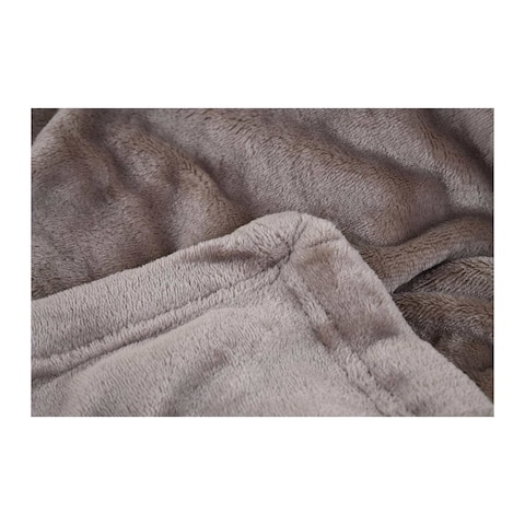 Mintra Microfiber Blanket - 152 x 203 cm - Mocha