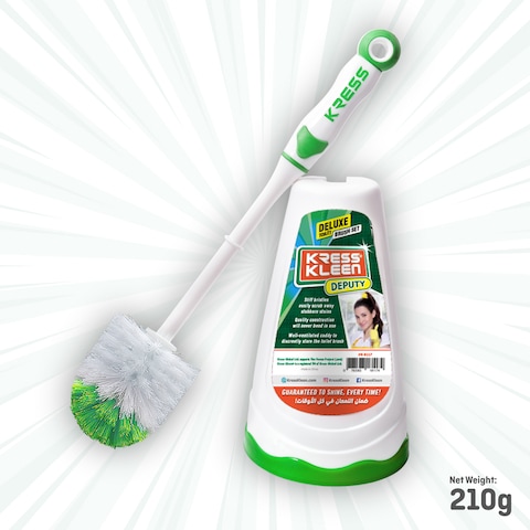 Kress Kleen Toilet Brush Set - Deputy (Green)