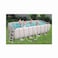 Bestway Power Steel Rectangular Pool Grey 488x244x122cm