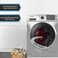 Bompani 8kg Front Load Washer, Electromagnetic Lock, BLCD Inverter Motor, LED Display, Stainless Steel Drum, 1400 RPM Spin Speed, 16 Programs, Compact Design, 1-Year Warranty, BO3003BI2878SS, Silver