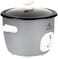 evvoli 2 In 1 Rice Cooker With Steamer 1.8 Litter Up To 6 Cup Of Rise Non-Stick 700W Silver Evka-Rc4501S 2 Years Warranty